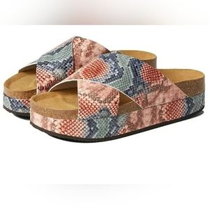 Free People Sidelines Flatform Slide Sandal